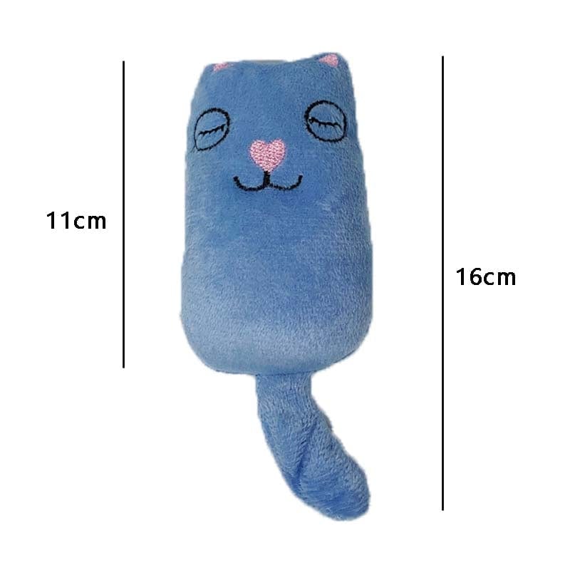 Katzen Spielzeug zum Krallen wetzen, beißen und jagen - Plüsch Spielzeug für Katze - wirbe-welt.shop