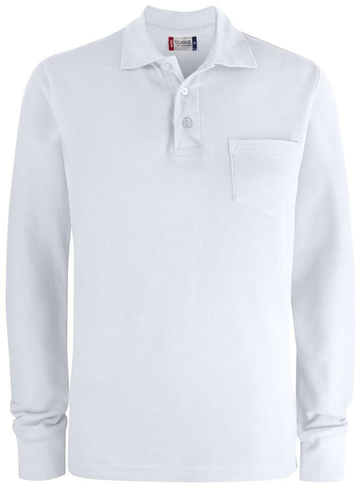 Clique Unisex Damen Herren Langarm Poloshirt XS-4XL - wirbe-welt.shop