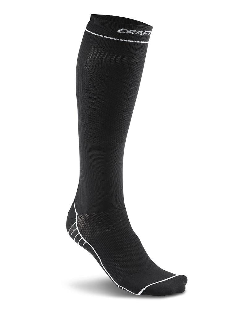 COMPRESSION SOCK BLACK/WHITE XL (45-48) - wirbe-welt.shop