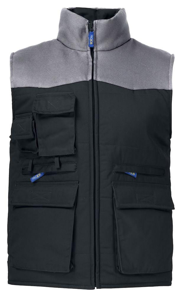 Projob Herren Weste wattiert mit Kontrastfarbe - wirbe-welt.shop
