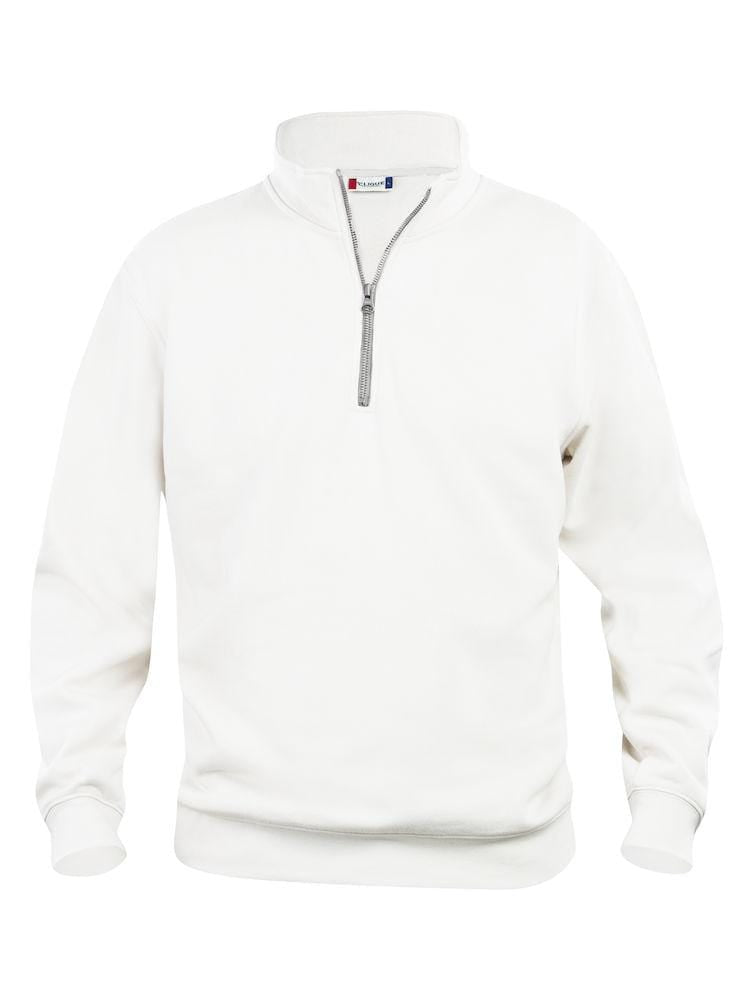 Basic Half Zip Sweatshirt mit kurzem Reissverschluss - wirbe-welt.shop