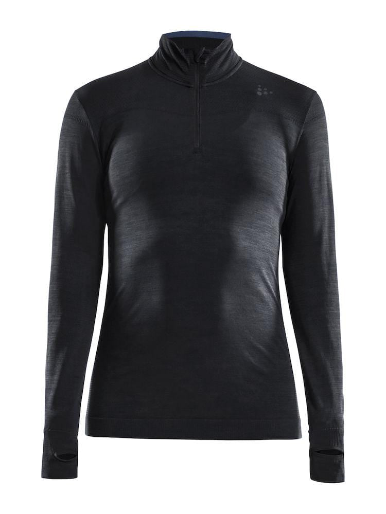 FUSEKNIT COMFORT ZIP W BLACK 3XL - wirbe-welt.shop