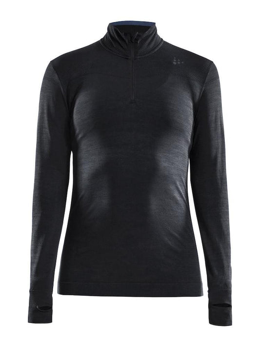 FUSEKNIT COMFORT ZIP W BLACK 3XL - wirbe-welt.shop