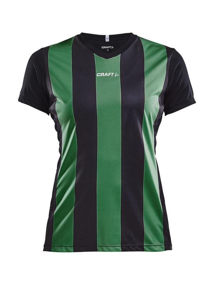 CRAFT PROGRESS JERSEY STRIPE WMN BLACK/WHITE 2XL - wirbe-welt.shop