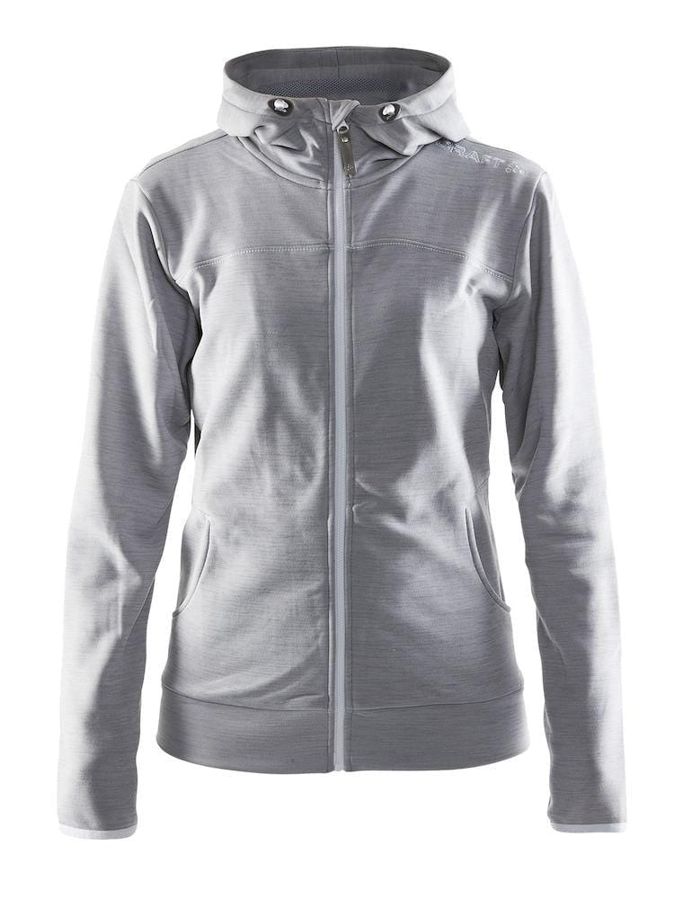 LEISURE FULL ZIP WMN GREY MELANGE 2XL - wirbe-welt.shop