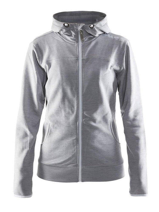 LEISURE FULL ZIP WMN GREY MELANGE 2XL - wirbe-welt.shop