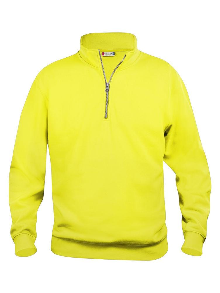 Basic Half Zip Sweatshirt mit kurzem Reissverschluss - wirbe-welt.shop