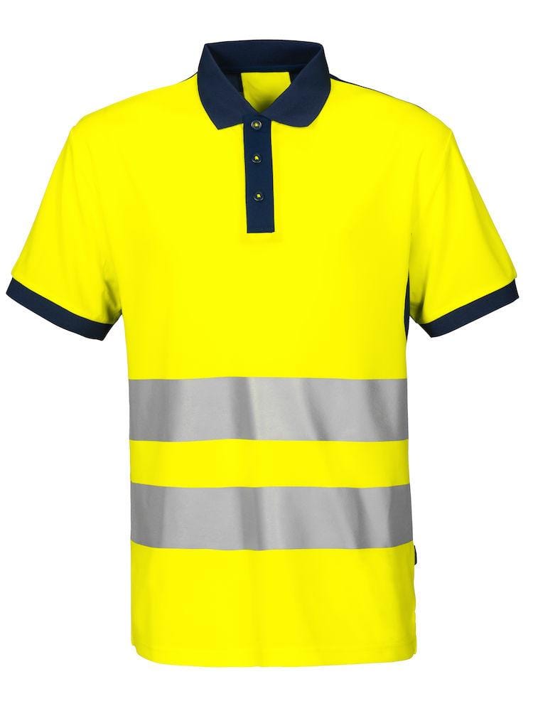 6008 PIQUE POLO EN ISO 20471 KLASSE 2 - wirbe-welt.shop