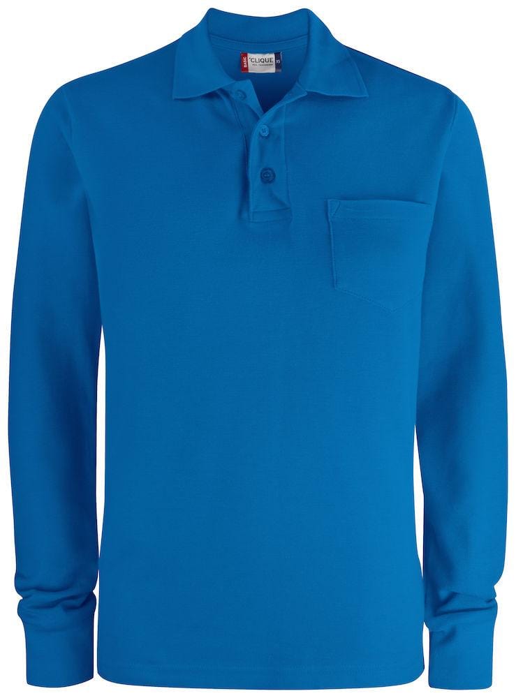 Clique Langarm Poloshirt für Sie und Ihn XS-4XL - wirbe-welt.shop