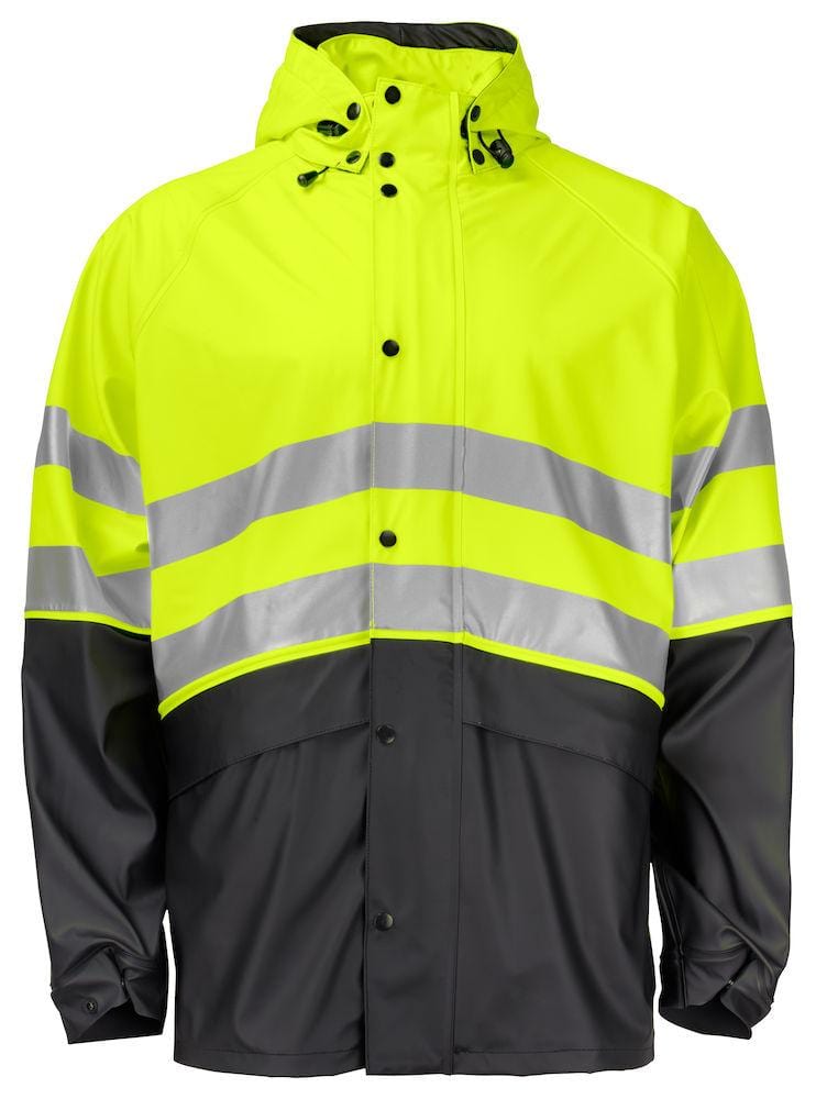 Projob Herren Regenjacke - bedrucken oder besticken EN ISO 20471 Klasse 3/2 XS-4XL - wirbe-welt.shop