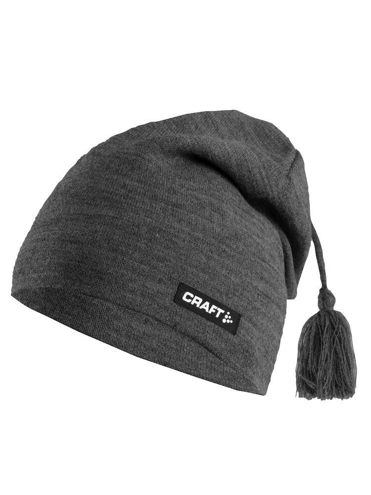 KNITED HAT BLACK ONE SIZE - wirbe-welt.shop