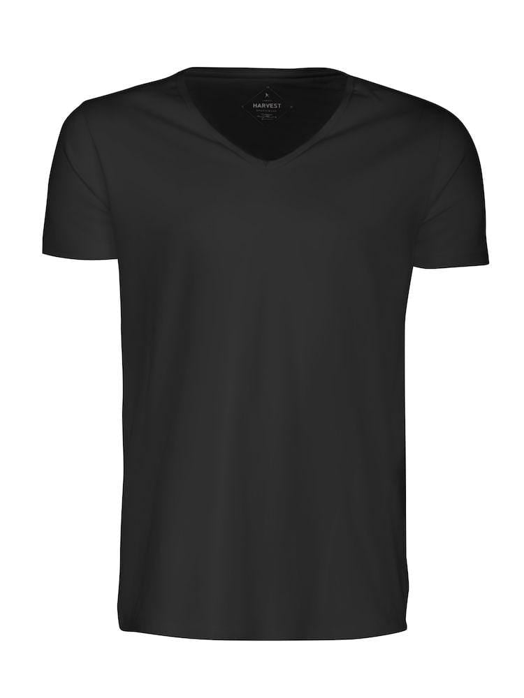 Herren  T-Shirt mit V-Neck aus trendigem Slub Garn - wirbe-welt.shop