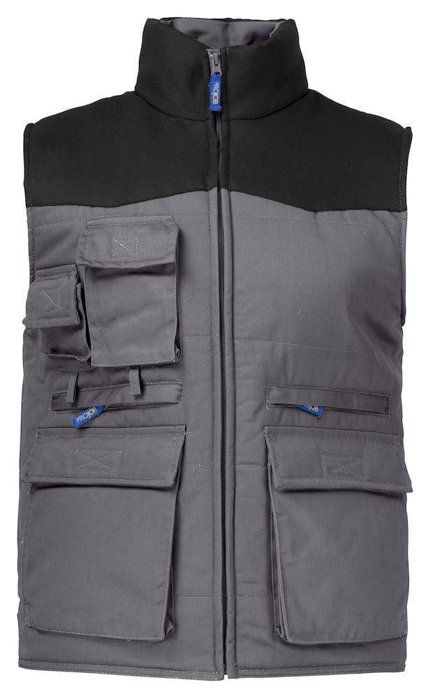 Projob Herren Weste wattiert mit Kontrastfarbe - wirbe-welt.shop