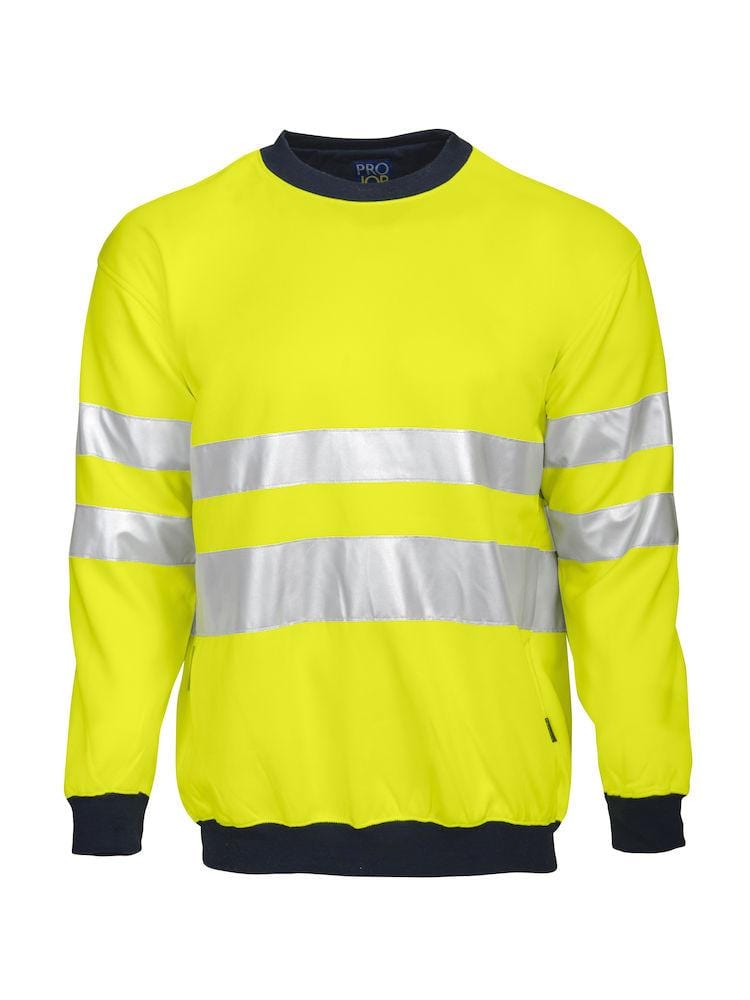 Warnschutzkleidung-Sweatshirt mit Rundhals-Ausschnitt - wirbe-welt.shop