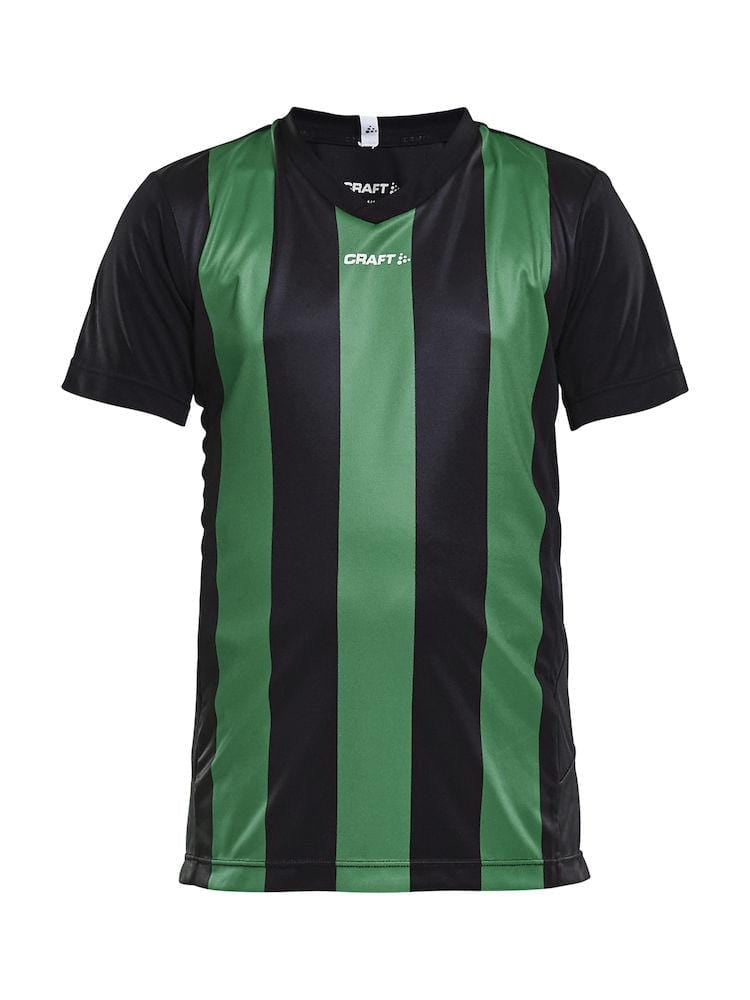 CRAFT PROGRESS JERSEY STRIPE J BLACK/WHITE 158/164 - wirbe-welt.shop