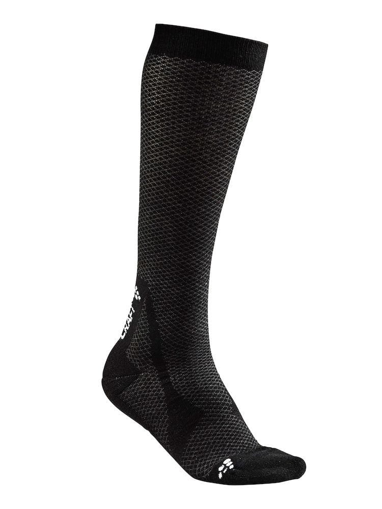 WARM HIGH 2-PACK SOCK BLACK/WHITE 46/48 - wirbe-welt.shop