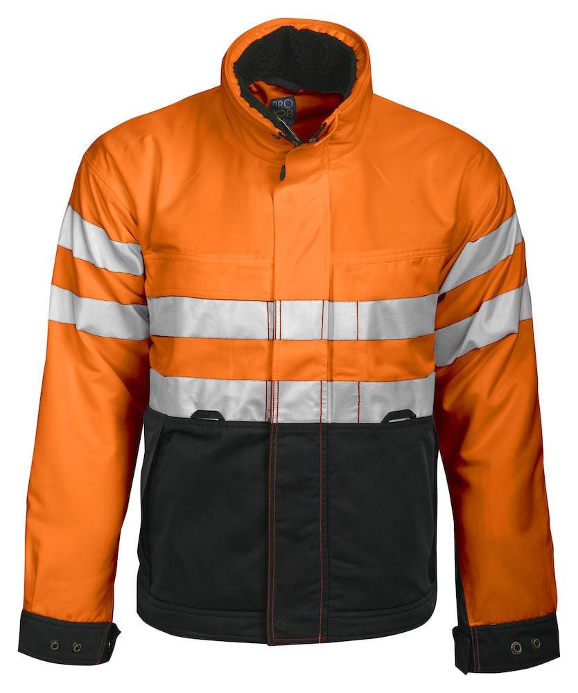 Projob Herren Warnschutz Jacke gefüttert EN ISO 20471 KLASSE 3 XS - 3XL - wirbe-welt.shop