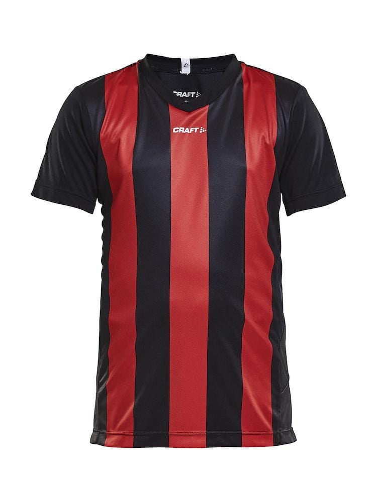 CRAFT PROGRESS JERSEY STRIPE J BLACK/WHITE 158/164 - wirbe-welt.shop