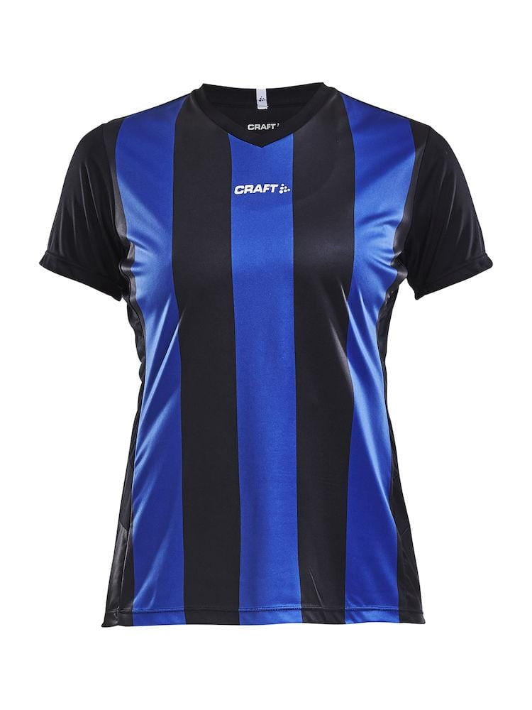 CRAFT PROGRESS JERSEY STRIPE WMN BLACK/WHITE 2XL - wirbe-welt.shop