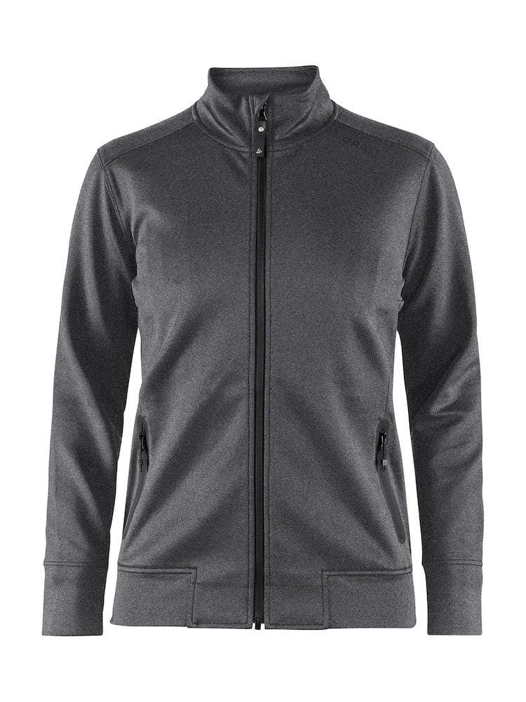 Leichte Sweat Jacke für Damen Stehkragen - wirbe-welt.shop