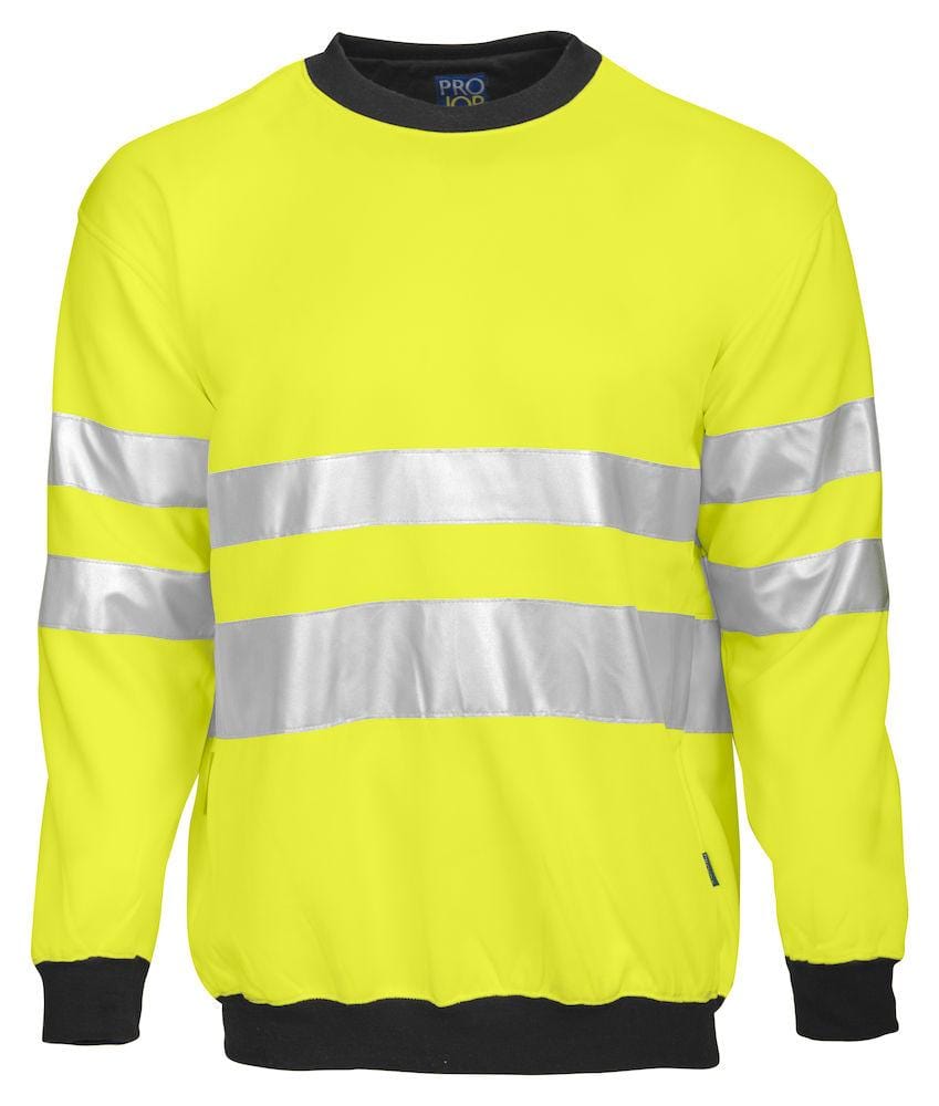 Warnschutzkleidung-Sweatshirt mit Rundhals-Ausschnitt - wirbe-welt.shop