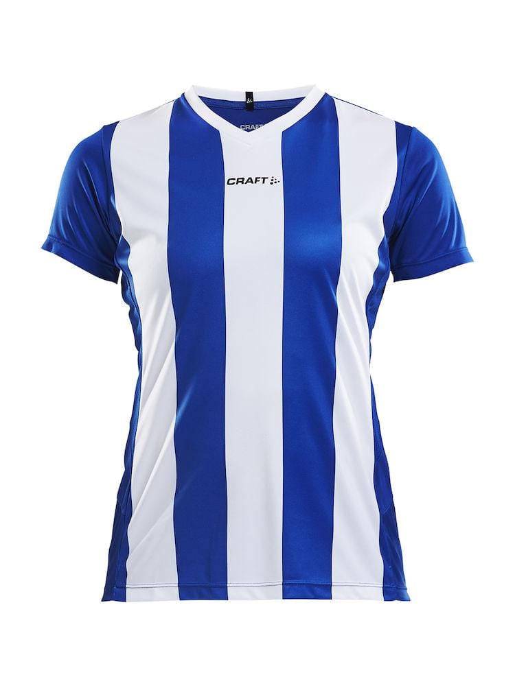 CRAFT PROGRESS JERSEY STRIPE WMN BLACK/WHITE 2XL - wirbe-welt.shop