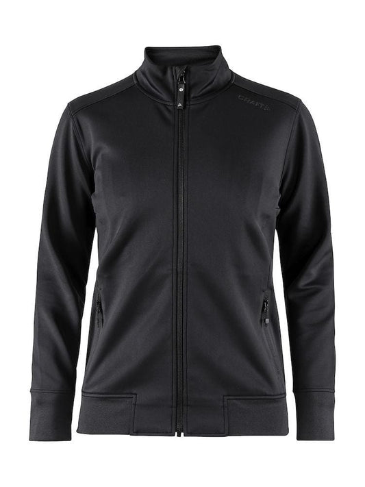 Leichte Sweat Jacke für Damen Stehkragen - wirbe-welt.shop