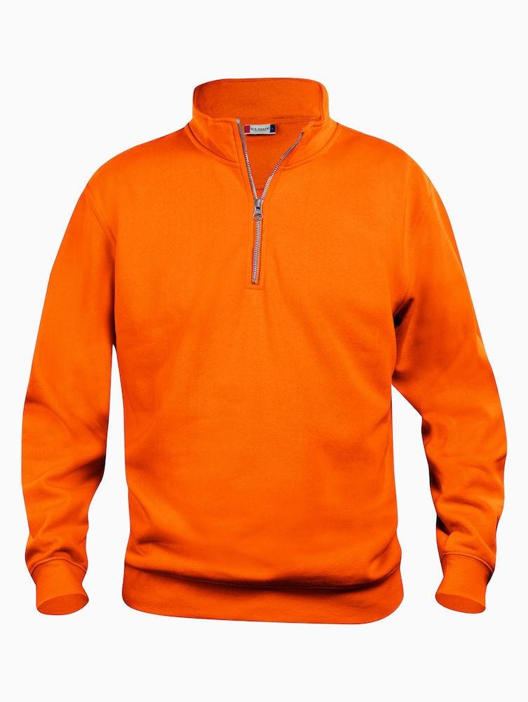 Basic Half Zip Sweatshirt mit kurzem Reissverschluss - wirbe-welt.shop