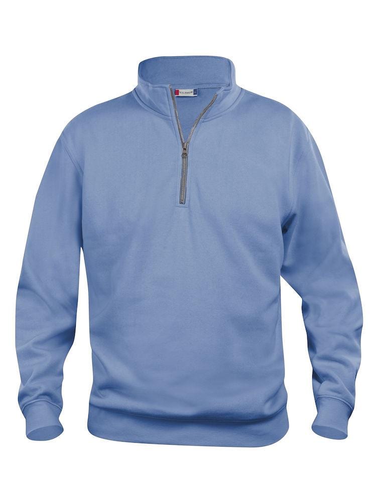 Basic Half Zip Sweatshirt mit kurzem Reissverschluss - wirbe-welt.shop