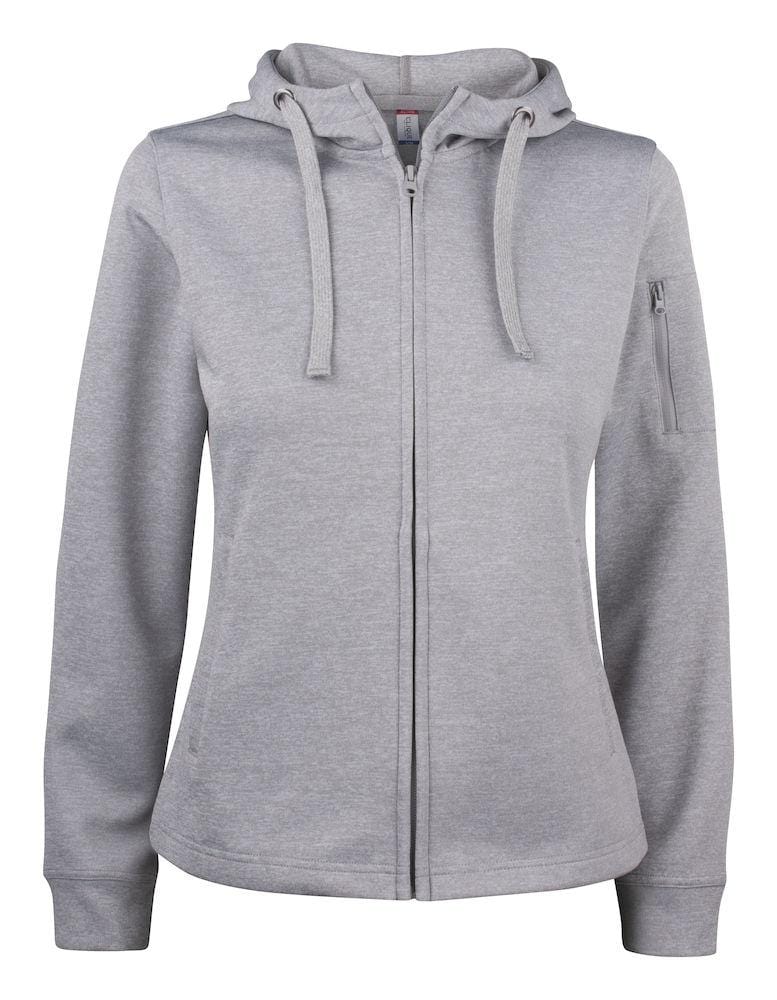 Damen Basic Active Hoodie Full Zip - wirbe-welt.shop