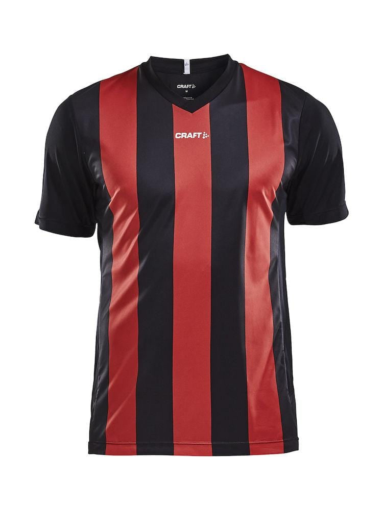 CRAFT PROGRESS JERSEY STRIPE MEN BLACK/WHITE 3XL - wirbe-welt.shop