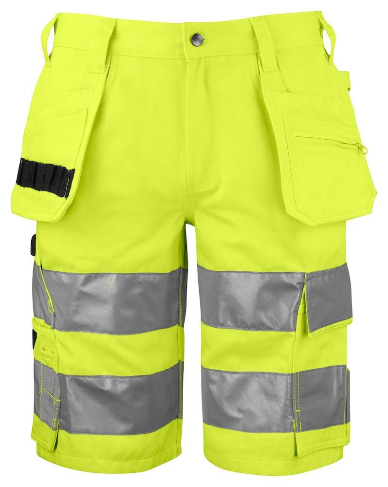 Projob Herren Warnschutz Shorts mit Hängetaschen En Iso 20471 Klasse 2 Moderner Schnitt - wirbe-welt.shop