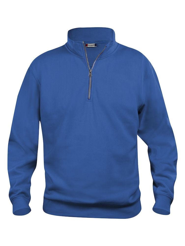 Basic Half Zip Sweatshirt mit kurzem Reissverschluss - wirbe-welt.shop