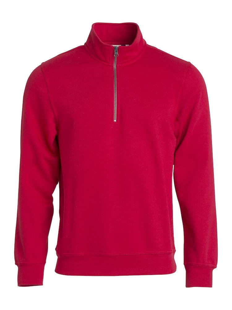 Basic Half Zip Sweatshirt mit kurzem Reissverschluss - wirbe-welt.shop