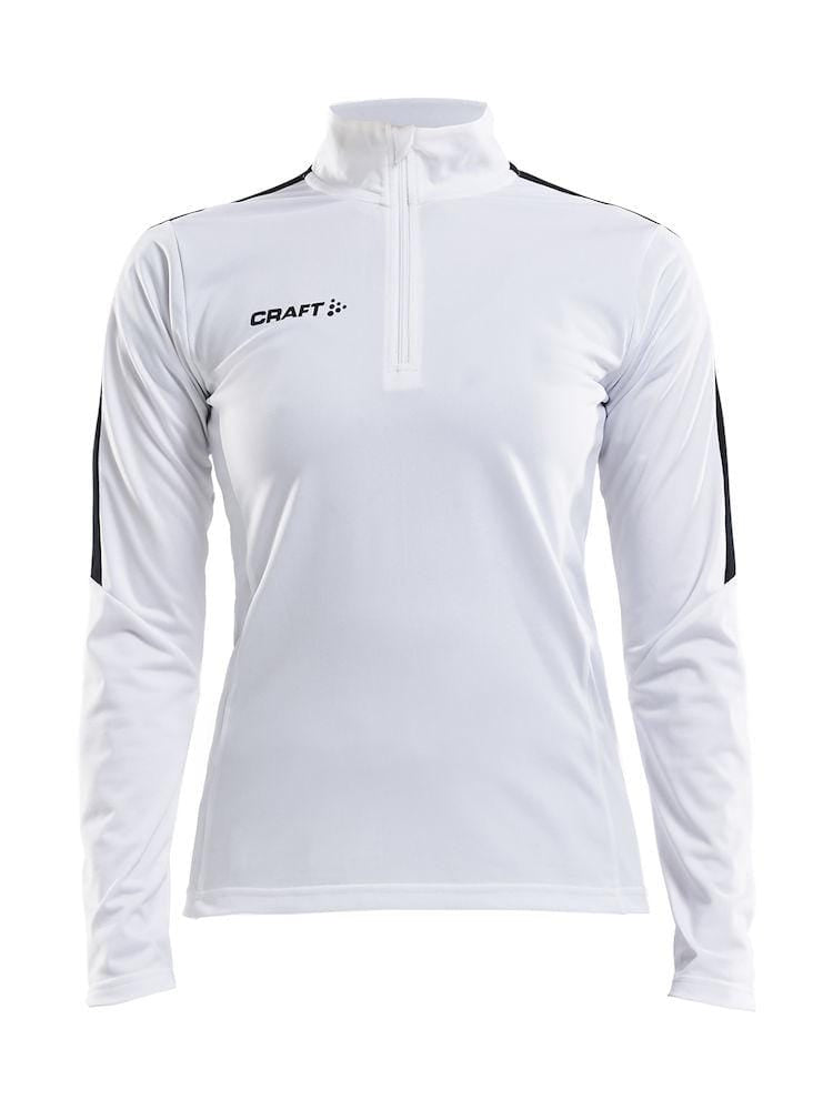 CRAFT PROGRESS HALFZIP LS TEE WMN BLACK 2XL - wirbe-welt.shop