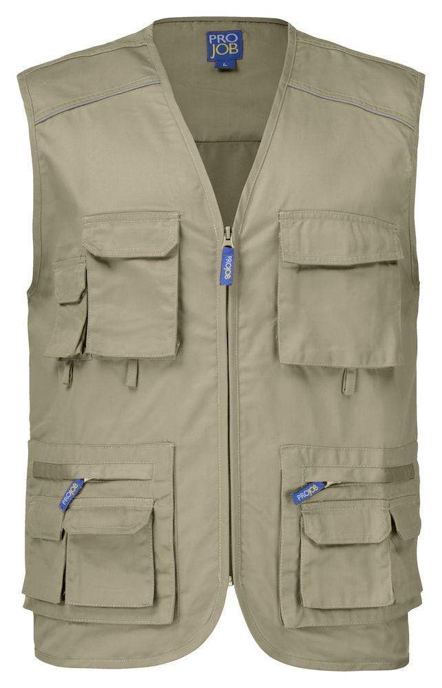 Projob Herren Fischer Weste mit vielen Taschen - wirbe-welt.shop