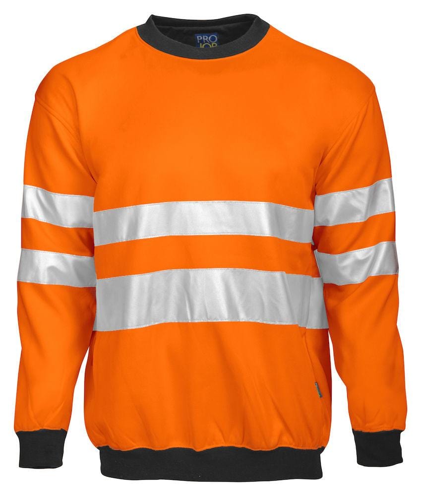 Warnschutzkleidung-Sweatshirt mit Rundhals-Ausschnitt - wirbe-welt.shop