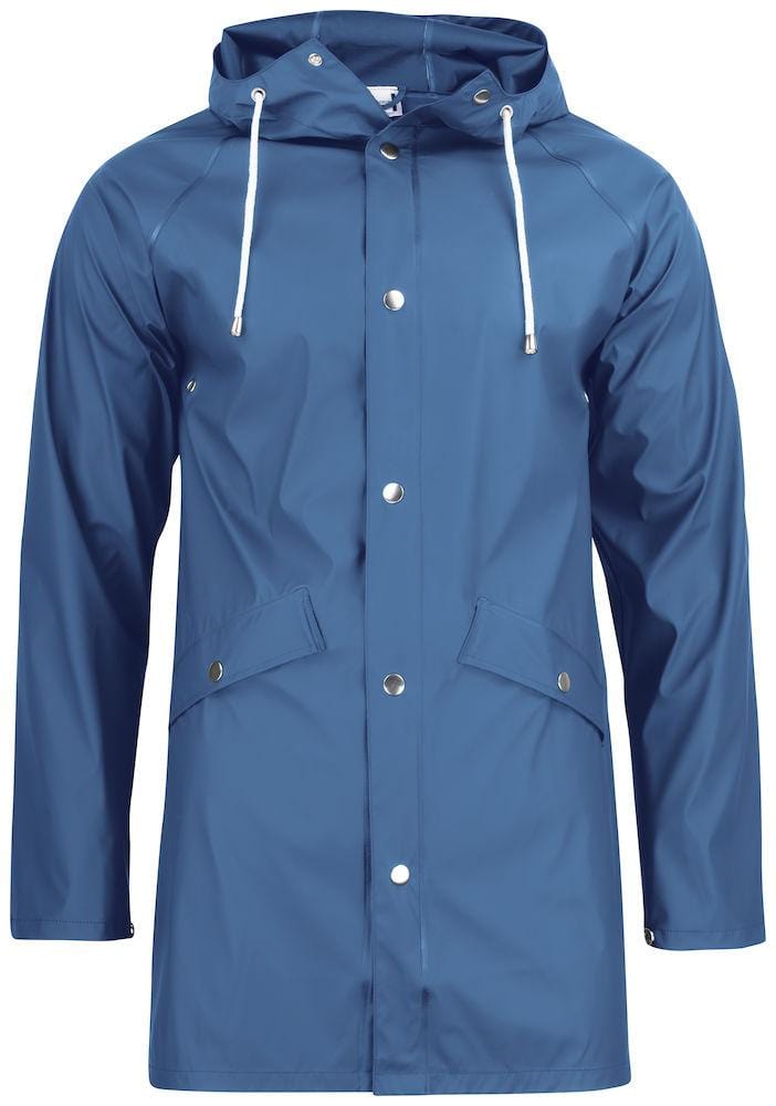 Unisex Regenjacke mit metallischen Druckknöpfen - wirbe-welt.shop