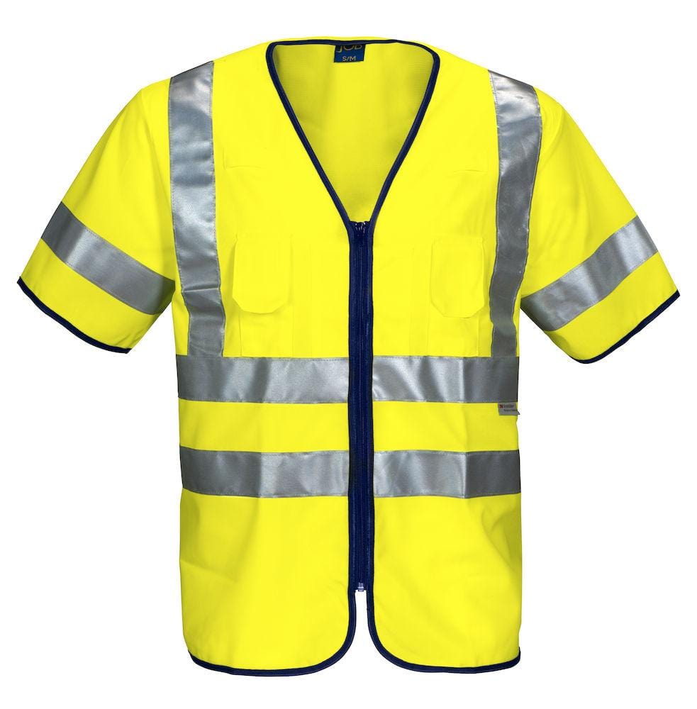 Projob Warnschutz Weste - EN ISO 20471 Klasse 3 - mit Logo besticken oder bedrucken - wirbe-welt.shop