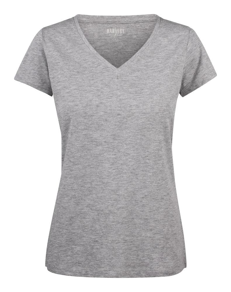 Modernes T-Shirt mit V-Neck  für Damen - wirbe-welt.shop