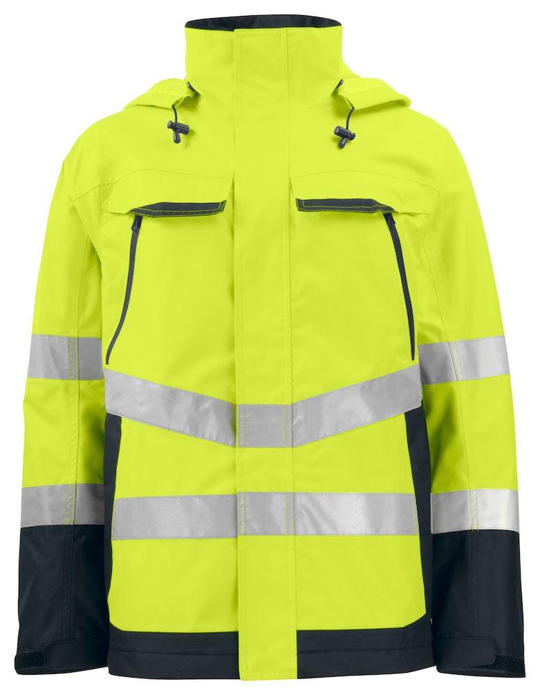 Projob Herren Wasser- und Winddichter Warnschutz Parka EN ISO 20471 Klasse 3 XS-4XL - wirbe-welt.shop