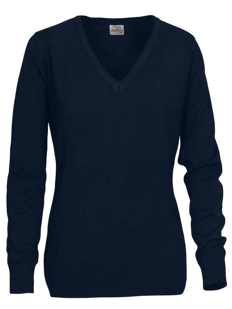 Modischer Strickpulli mit V-Ausschnitt für Damen - wirbe-welt.shop