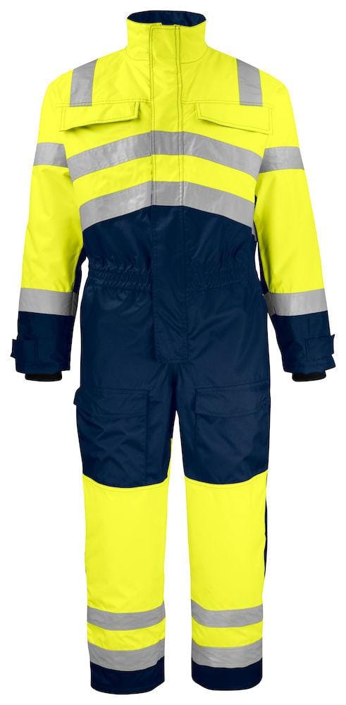 Herren Warnschutz Overall- EN ISO 20471 KLASSE 3 MODERNER SCHNITT - wirbe-welt.shop