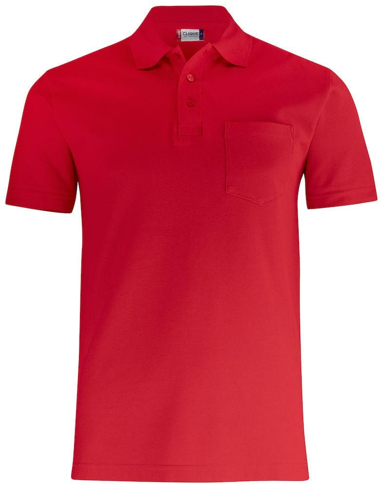 Unisex Poloshirt mit Brusttasche-Basic Polo Pocket - wirbe-welt.shop