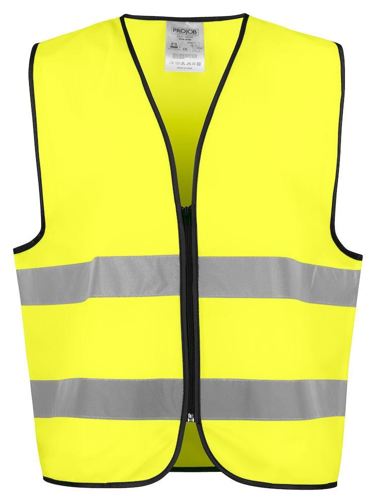 Projob Unisex Warn Weste - EN ISO 20471 Klasse 2 - mit Logo bedrucken - wirbe-welt.shop