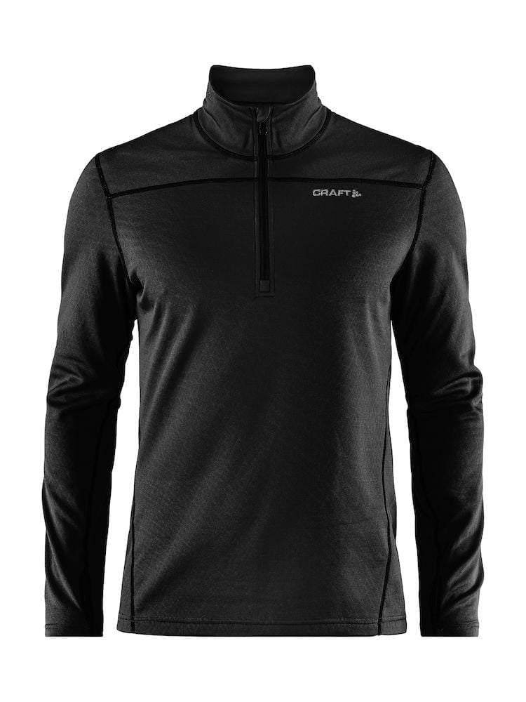 PIN HALFZIP MEN BLACK 2XL - wirbe-welt.shop