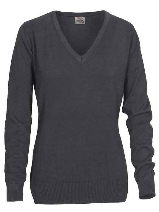 Modischer Strickpulli mit V-Ausschnitt für Damen - wirbe-welt.shop