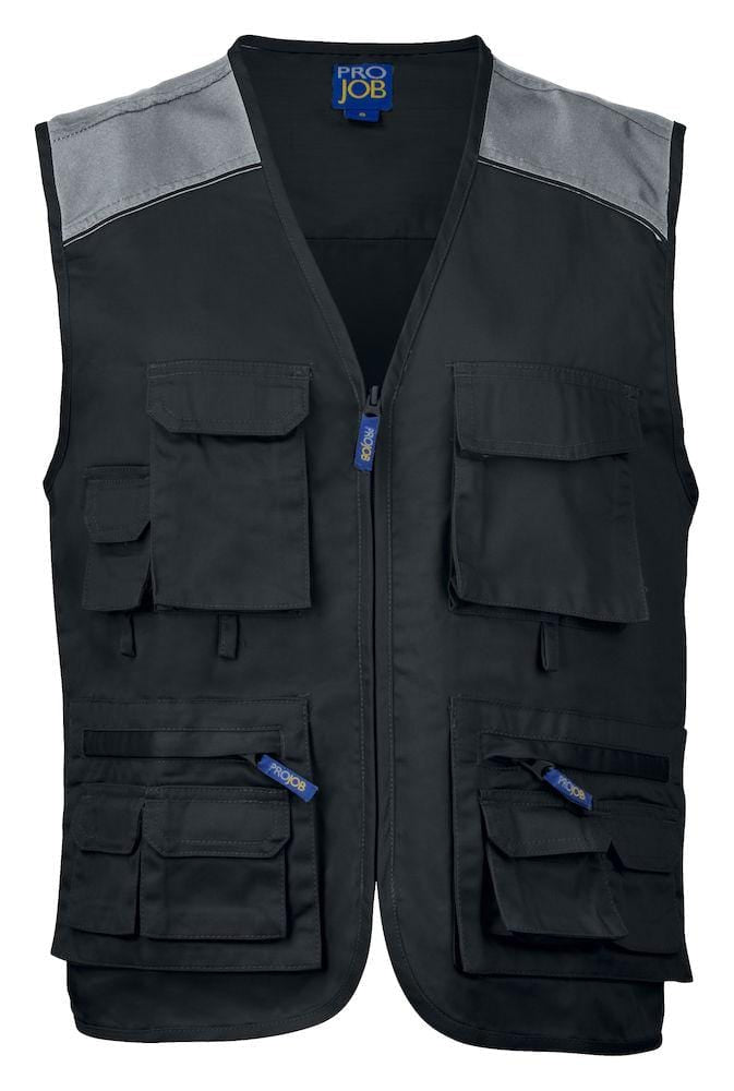 Projob Herren Fischer-Weste mit Kontrast - wirbe-welt.shop