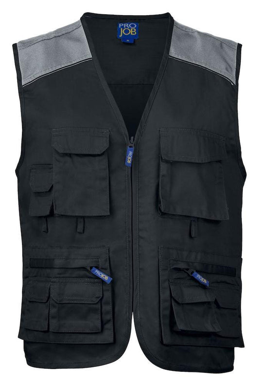 Projob Herren Fischer-Weste mit Kontrast - wirbe-welt.shop