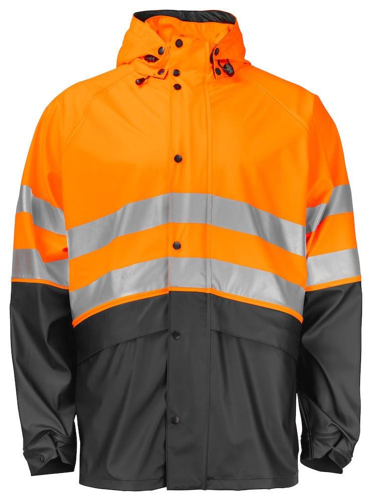 Projob Herren Regenjacke - bedrucken oder besticken EN ISO 20471 Klasse 3/2 XS-4XL - wirbe-welt.shop